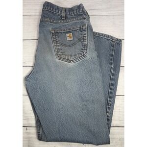 CARHARTT‎ (FR) Fire Resistant FRB160 DNM 38x34 Denim Jean Pants